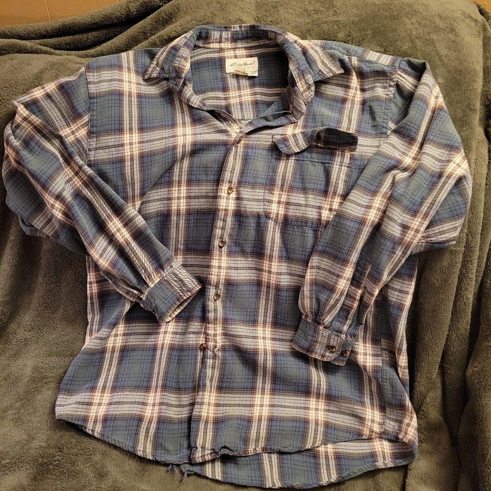 Men's vintage Eddie Bauer flannel shirt